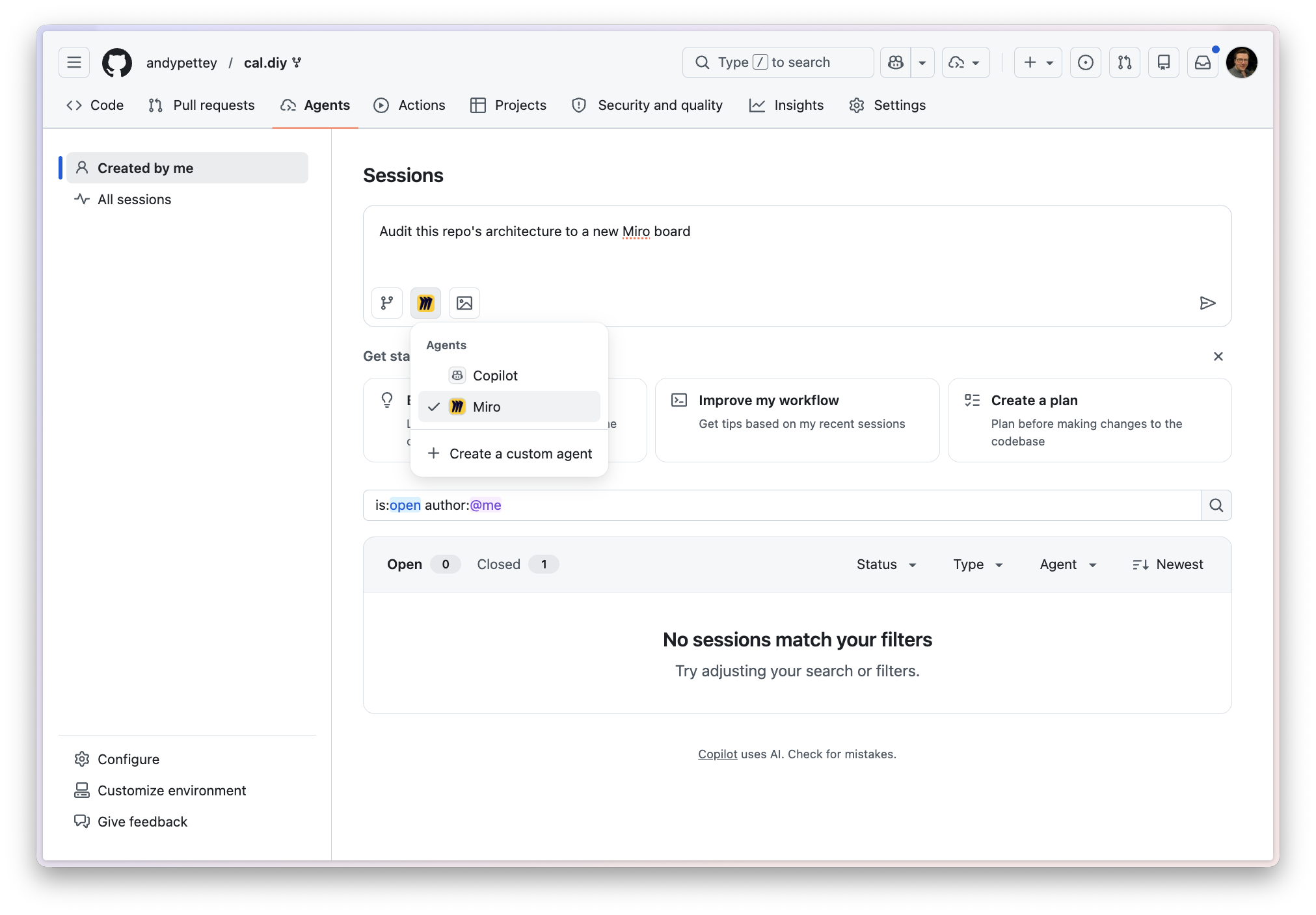 Miro Agent for GitHub Illustration #3